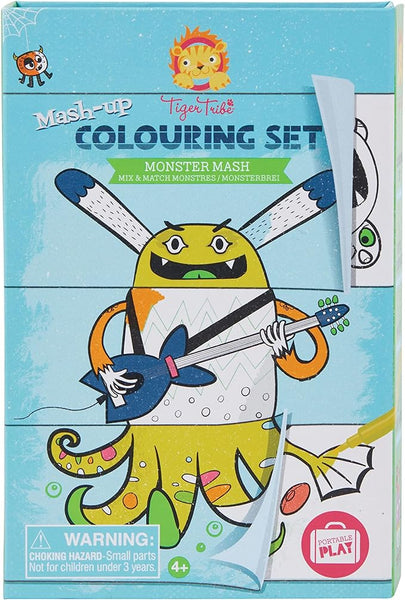 Monster Mash Mix and Match Coloring Set - Take Along Travel Kit