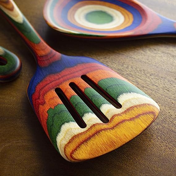 Colorful Birch Cooking Utensils