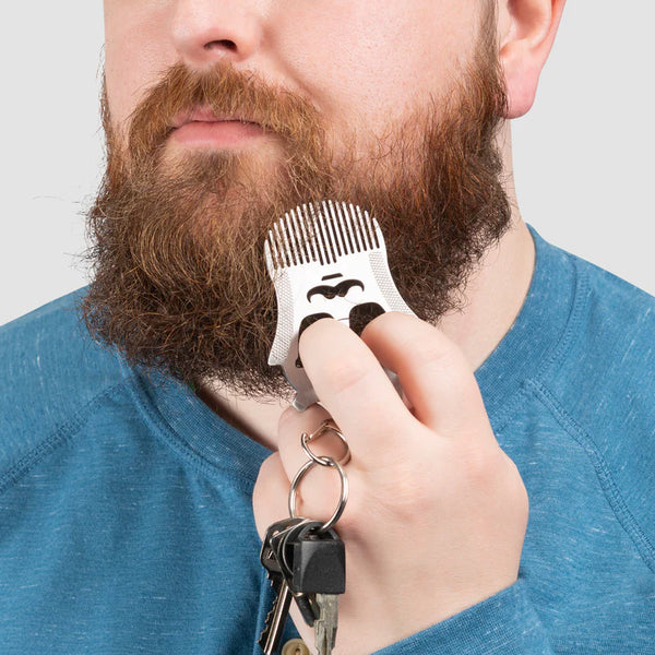 Beard Comb 5 - 1 Multi Tool Key Ring