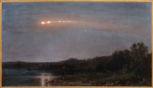 Frederic Edwin Church, The Meteor Print
