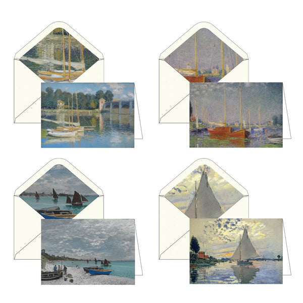 Monet Boats Notecard Box