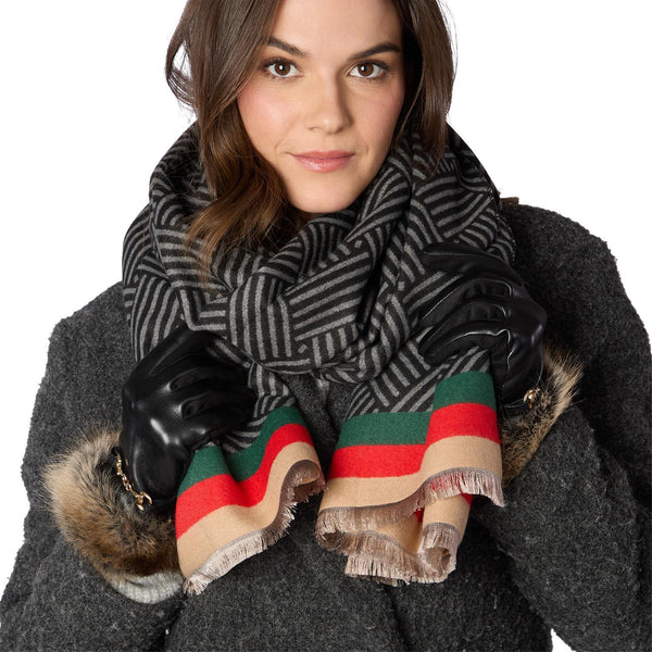 Cross-Hatch Reversable Scarf