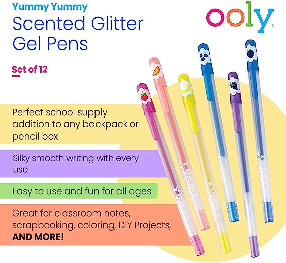 Yummy Yummy Scented Glitter Gel Pens