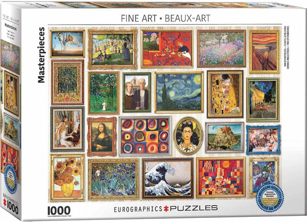 Fine Art Masterpieces 1000 Piece Puzzle