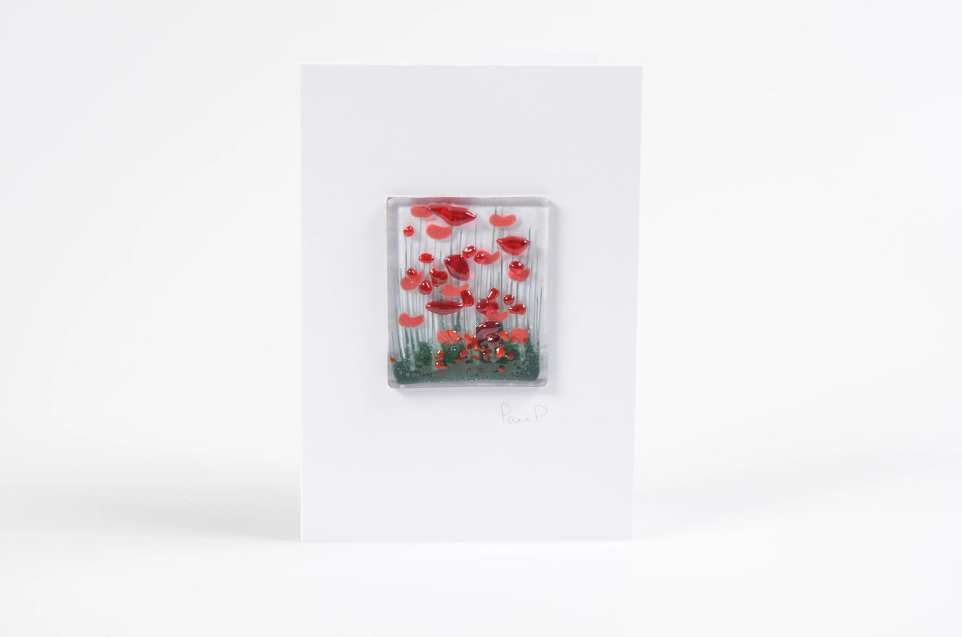Glass Flower Note Card