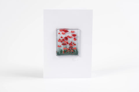 Glass Flower Note Card