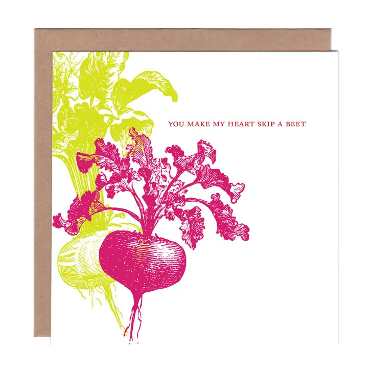 Skip a Beet Greeting Card