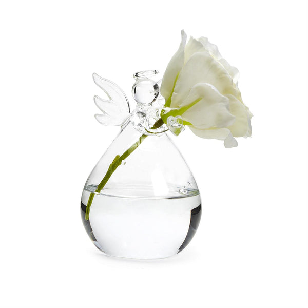 Glass Angel Vase