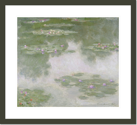Monet - Nympheas, Water Landscape Print