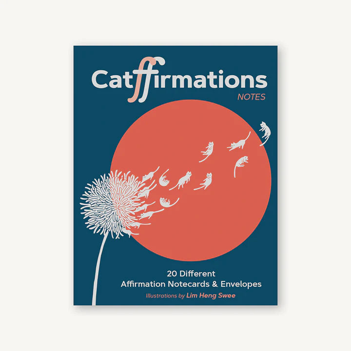 Catffirmations Notes: 20 Different Affirmation Notecards & Envelopes