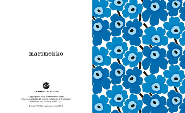 Blue Marimekko Notecard Box