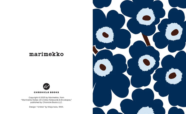 Blue Marimekko Notecard Box