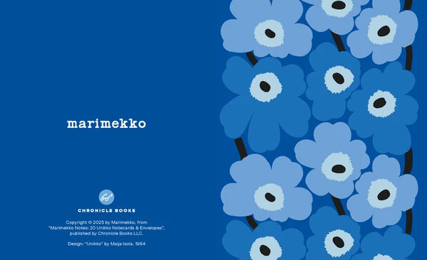 Blue Marimekko Notecard Box