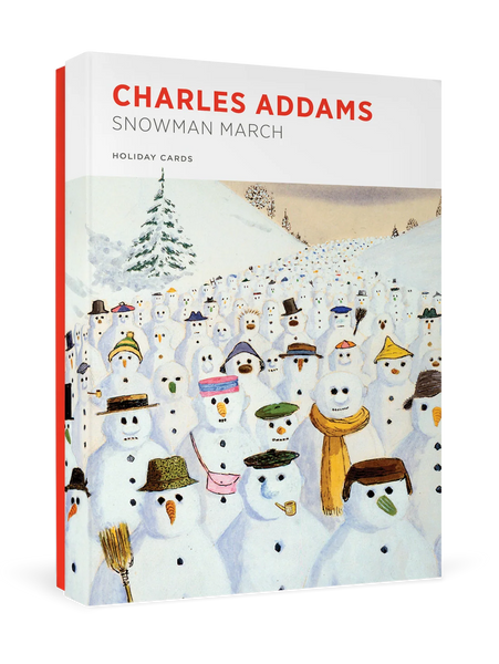 Charles Addams: Snowman March Holiday Cards