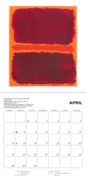 Rothko 2024 Mini Wall Calendar