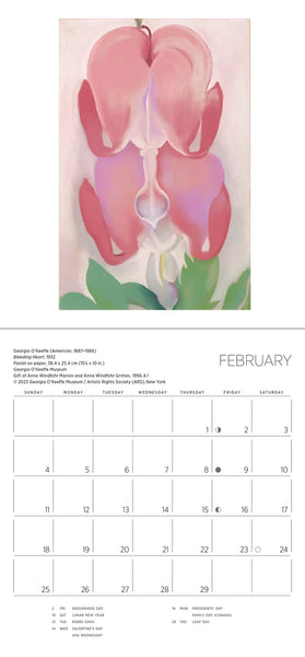 Georgia O’Keeffe 2024 Mini Wall Calendar