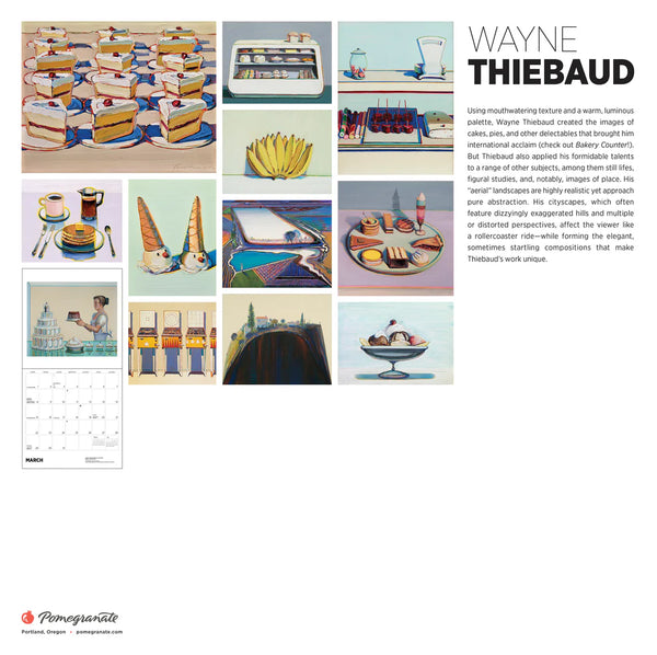 2026 Wayne Thiebaud Wall Calendar