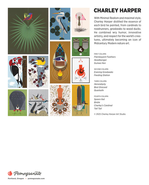 2026 Charley Harper Mini Wall Calendar