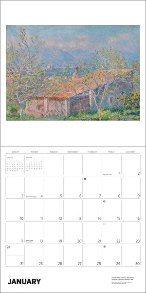 Claude Monet 2027 Wall Calendar