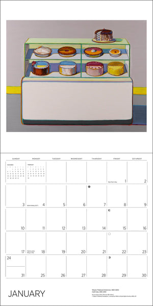 Wayne Thiebaud 2027 Wall Calendar