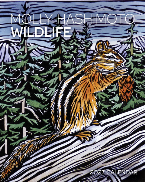 Molly Hashimoto: Wildlife 2027 Mini Wall Calendar