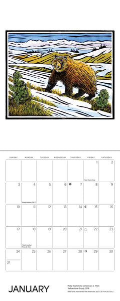 Molly Hashimoto: Wildlife 2027 Mini Wall Calendar