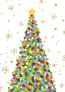 Boxed Holiday Cards - Colorful Dot Christmas Tree