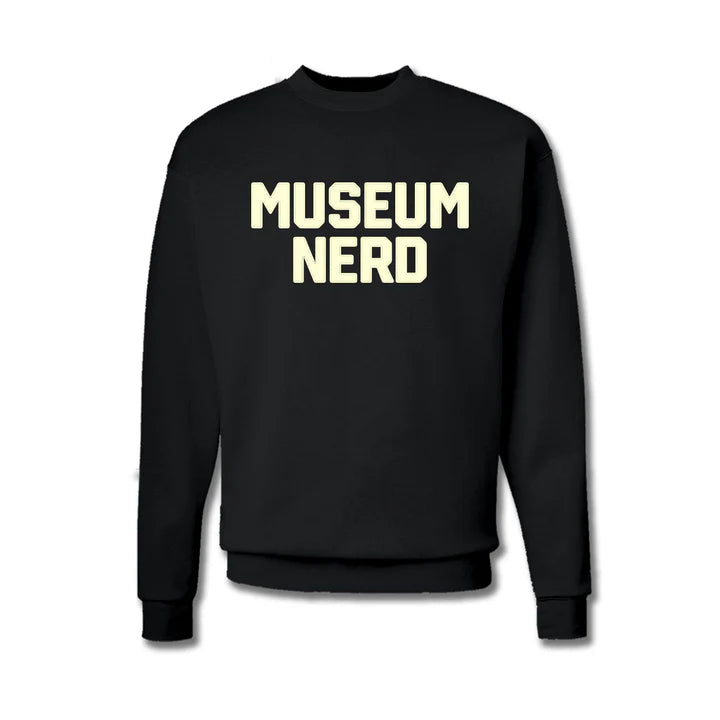 Museum Nerd Collegiate Felt Sweater