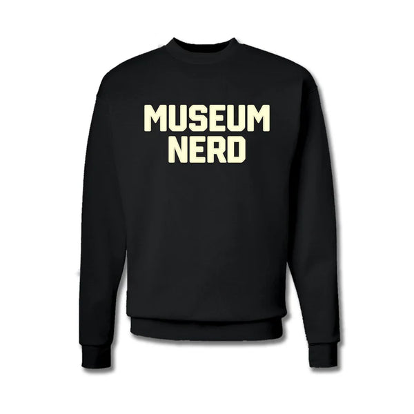 Museum Nerd Collegiate Felt Sweater