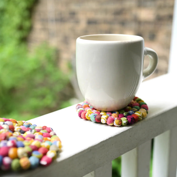 Fabric Sari Coaster