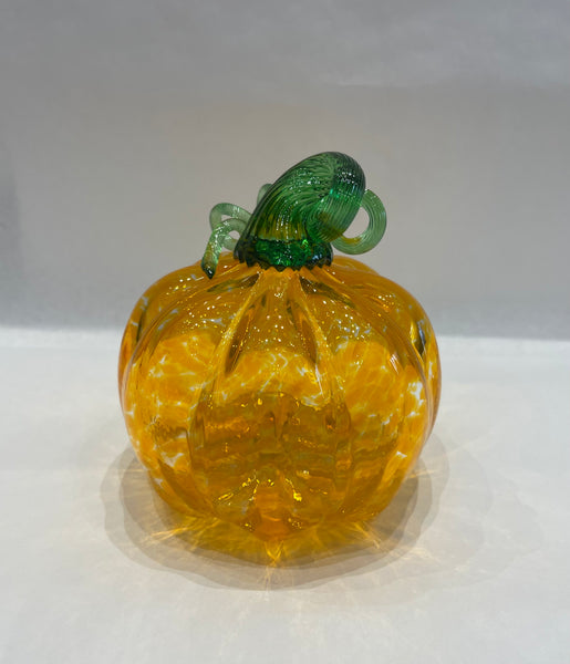 Silver Street Hand-blown Glass Pumpkin