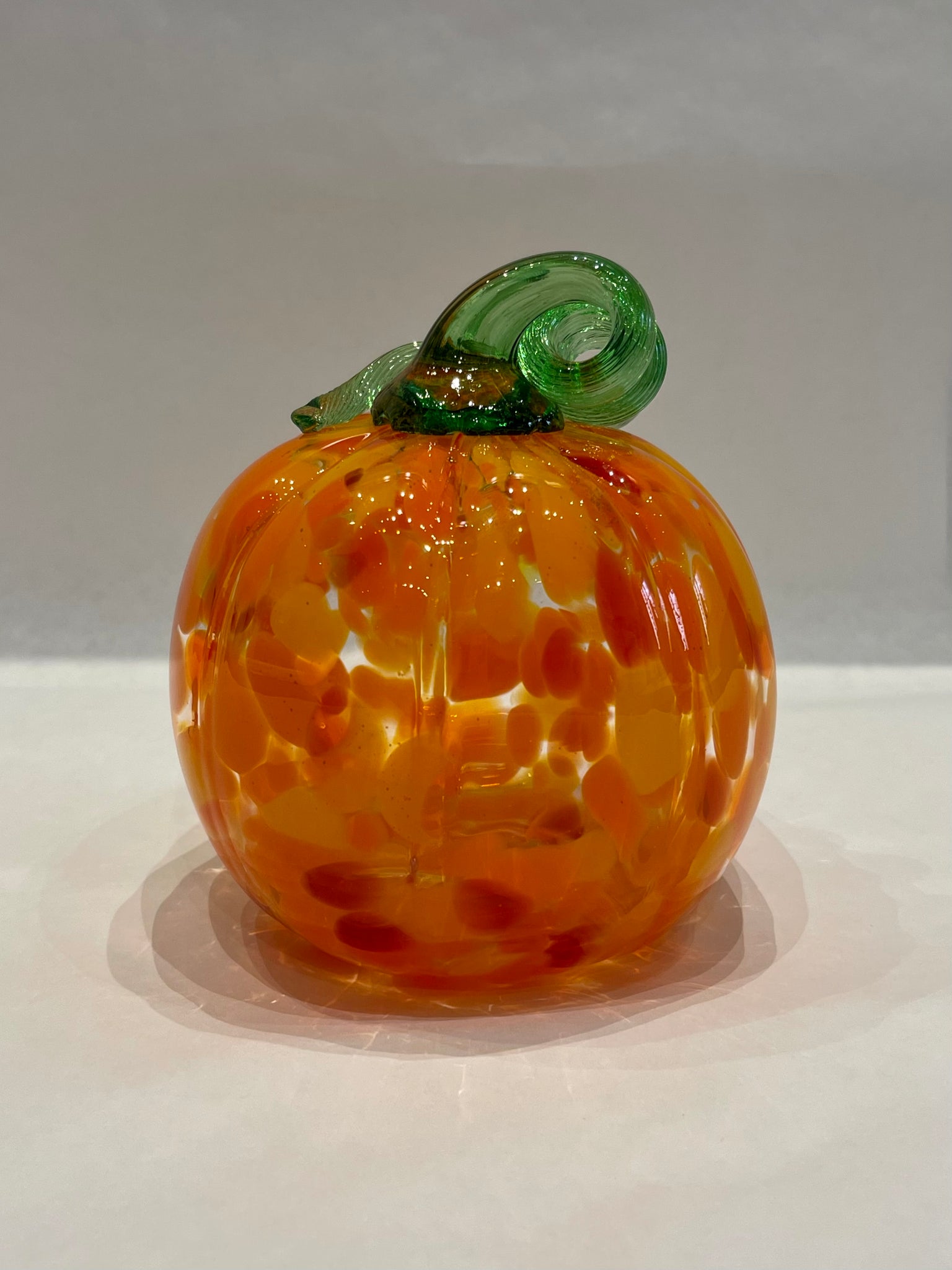 Silver Street Hand-blown Glass Pumpkin