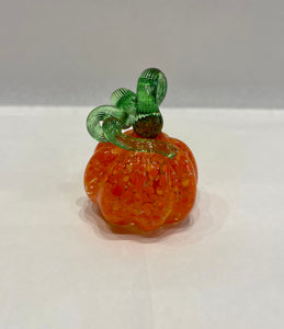 Silver Street Hand-blown Glass Mini Pumpkin