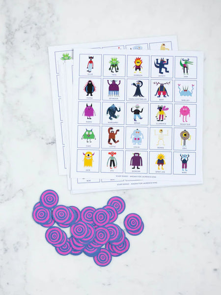 Scary Bingo: Fun with Monsters and Crazy Craetures