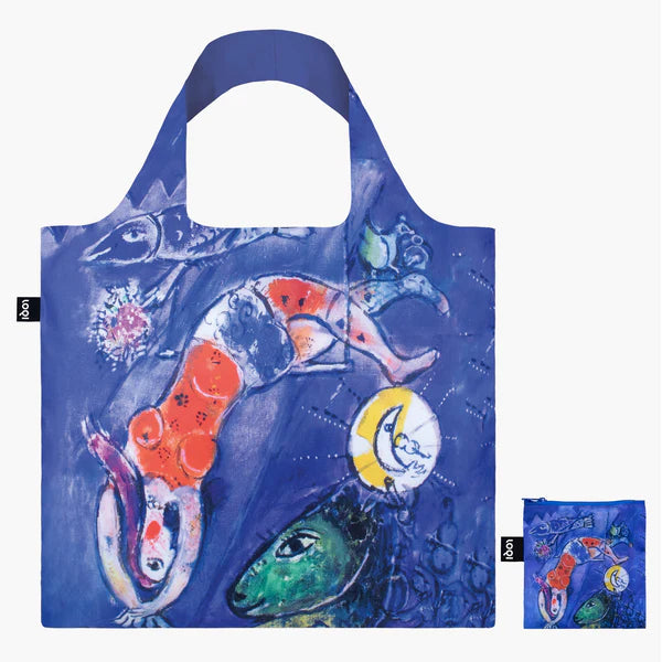 Marc Chagall The Blue Circus Recycled Bag
