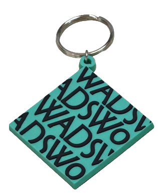 The Wadsworth Silicone Keychain