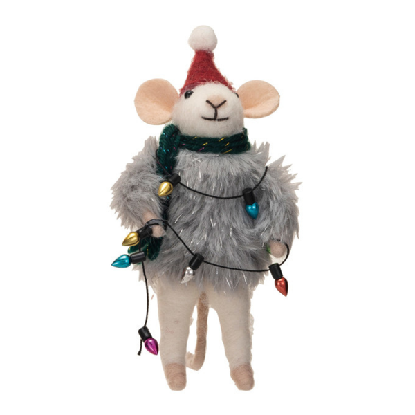 Sweater Mouse Ornament