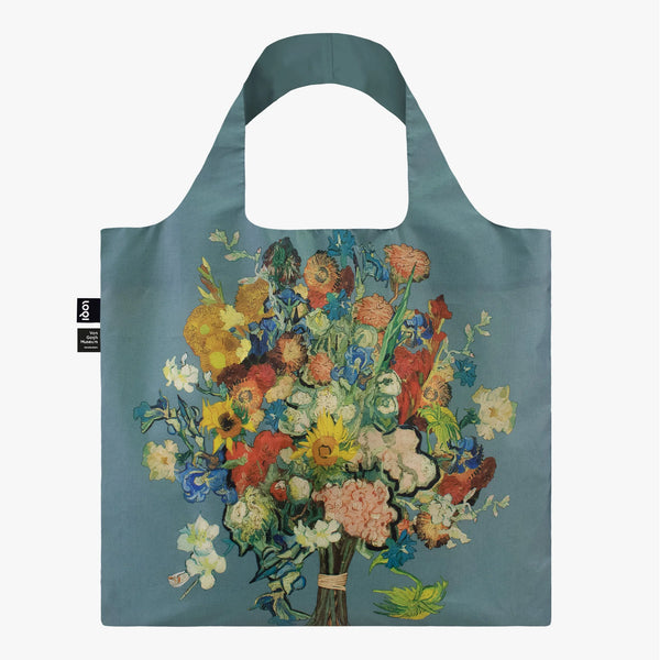Vincent van Gogh  Flower Pattern Blue Bag