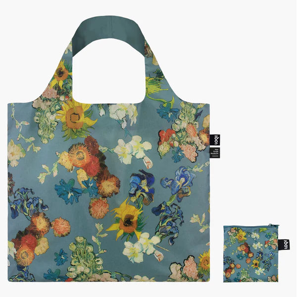 Vincent van Gogh  Flower Pattern Blue Bag