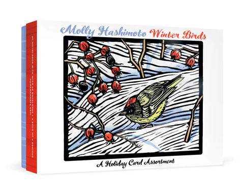 Molly Hashimoto: Winter Birds Boxed Holiday Cards