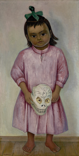 Diego Rivera, Young Girl with a Mask Magnet