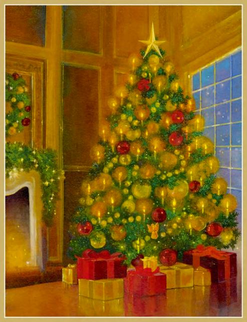 Boxed Holiday Cards - Candlelit Christmas Tree
