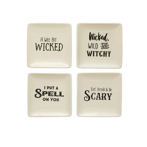 Spooky Stoneware Plate