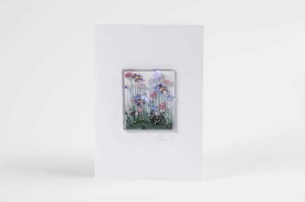 Glass Flower Note Card