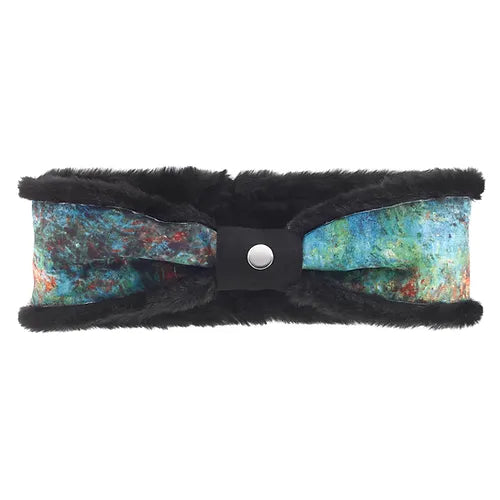 The House at Giverny Viewed From Rose Garden Suede Headband
