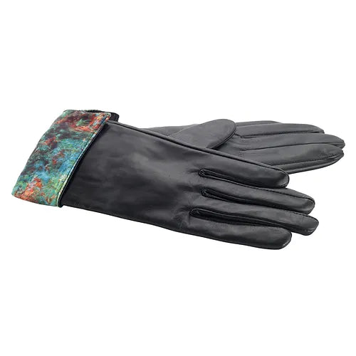 The House at Giverny Viewed From Rose Garden Leather Gloves