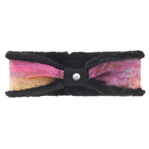 Waterlilies at Sunset Suede Headband