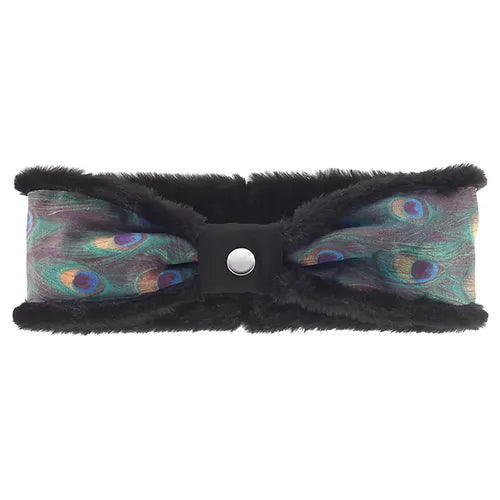 Peacock Suede Headband