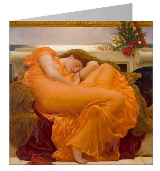 Flaming June Notecard