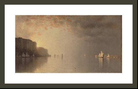 Gifford- Sunset on the Hudson Print
